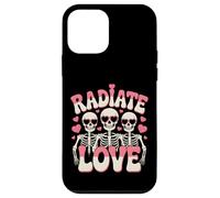 Radiate Love Skeleton Heart Gafas de Sol Retro Valentine Vibes Carcasa para iPhone 12 Mini