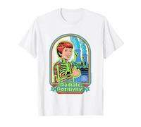 Radiate Positivity Sarcastic Retro Vintage Funny Adult Humor Camiseta
