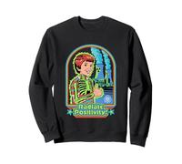 Radiate Positivity Sarcastic Retro Vintage Funny Adult Humor Sudadera