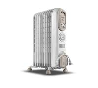 Radiateur bain d'huille VENTO DELONGHI - 1800W - 3 allures de chauffe - Technologie Real Energy -Effet Venturi -Batterie perform