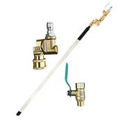 Radiator Cleaning Tool, 4500 PSI 24 Inch Power Washer Wand 5.59x2.56x1.38 inches, High-Pressure Nozzle Attachment for Car Generator Trailer RV Garage Cooling System and Repair Shop Use
