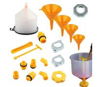 Radiator Funnel Kit - Coolant Funnel Kit, Spill Proof Radiator Filling Set | Funnell For Coolant Burping, Auto Repairs, Garage Service, Mechanic Tasks, Vehicle Maintenance, Engine Work