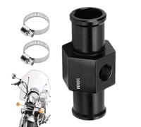 Radiator Sensor Adaptor Attachment Hose - Aluminum Water Temp Joint | High Density Cooling Pipe Connector, Temperature Gauge Tee Fitting For Motorcycle Car Engine Radiator System