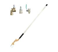 Radiator Wand - 57cm Leak Proof Cleaning Tool with 180 Degree Rotating Head | Radiator Cleaner Rinser with 3 Connectors for Trucks Car RV AC HVAC System Maintenance and Deep Cooling