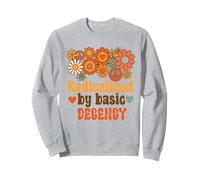 Radicalizado por la decencia básica Mujeres Groovy Democracia Feminista Sudadera