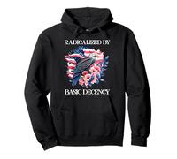 Radicalized by Basic Decency Flag Pro Democracy Anti Fascism Sudadera con Capucha