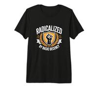 Radicalized by Basic Decency Justicia Social Camiseta Premium