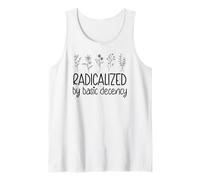Radicalized By Basic Decency No Kings in America Democracy Camiseta sin Mangas
