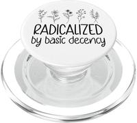 Radicalized By Basic Decency No Kings in America Democracy PopSockets PopGrip para MagSafe