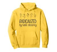 Radicalized By Basic Decency No Kings in America Democracy Sudadera con Capucha