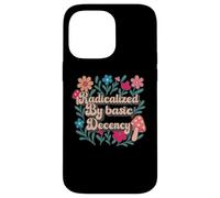 Radicalized By Basic Decency Retro Flowers Mushrooms Colors Carcasa para iPhone 14 Pro Max