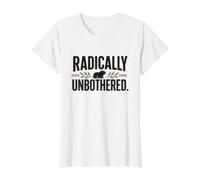 Radicalmente Sin Molestos Capibara Meme Divertido Calma Roedor Camiseta gráfica económica, Mujer, Blanco, L