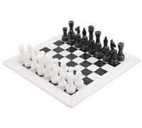 RADICALn 16 Inches Handmade Black and White Marble Full Chess Game Original Marble Chess Set by RADICALn