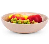 Radicaln Cuenco de frutas de mármol de 10 pulgadas Verona hecho a mano para cocina, elegante cuenco de mármol para decoración de mesa de café, soporte para platos de frutas para encimera, cuencos de