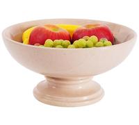 Radicaln Cuenco de frutas de mármol de 10 x 5 pulgadas, hecho a mano, para decoración de encimera de cocina, plato de frutas para mesa de comedor, accesorios de cocina (Verona)