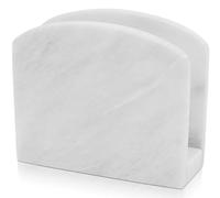 Radicaln Servilletero de mármol blanco hecho a mano, para mesa de comedor. Sencillo y moderno servilletero para encimera de cocina. Como portautensilios, decoración del hogar y para servilletas de bar