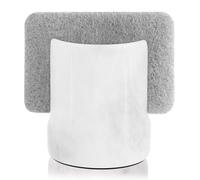 Radicaln Soporte de esponja de mármol blanco de 3.5 pulgadas, hecho a mano, para decoración del hogar, decoración de encimera de cocina con soportes para esponjas de platos