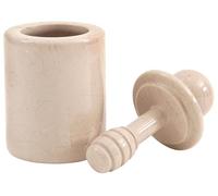 Radicaln Tarro de miel de mármol de 5.5 pulgadas Verona hecho a mano con tapa para decoración de mesa de comedor, centro de mesa, dispensador de miel, mini tarros de miel con cuchara, tarro de miel