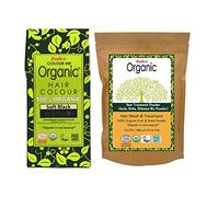 Radico 100% orgánico suave negro con mezcla de polvo Amla Ritha Shikakai (tratamiento para el cabello)