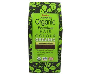 radico Colour Me Organic Planta Color del pelo rojo de Rubio ligero (bio, Vegano), natural Maquillaje) leirotbl