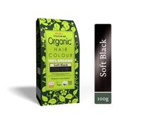 Radico COLOUR ME ORGANIC Soft Black - Tinte para el cabello (100% natural, orgánico, 9 hierbas, amoniaco, PPD, PTD, peróxido de hidrógeno, etc.), henna 100 g
