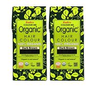 Radico Colour Me Organic - Tinte para el pelo (orgánico, vegano, cosmético natural), color marrón oscuro, 2 unidades