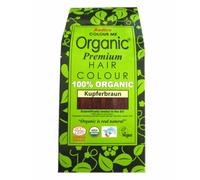 Radico Colour Me Organic Tinte para el pelo vegetal, 100% vegetal, vegano, sin amoniaco ni peróxido, Ecocert & USDA orgánico, hierbas naturales para colorear el cabello (marrón cobre)