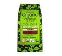 Radico Colour Me - Tinte orgánico para el cabello, orgánico y vegano, cosmética natural certificada, 100 % natural, brillo saludable, rojo vino, 3 paquetes de 100 g = 300 g