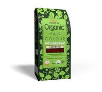 Radico Colur Me Orgánico Light Brown/Marrón Claro 100% Natural Orgánico Orgánico 9 Hierbas Henna Tinte para el Cabello Sin Amoniaco PPD PTD con ECOCERT, Halal, Vegano 100 g