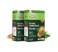 Radico ORGÁNICO METHI 100% Natural BIO orgánico Vegano Crecimiento del cabello, Anti-Pérdida de Cabello, Anti-Envejecimiento, Cuidado, Volumen, Nutritiva Polvo Mascarilla para el Pelo y Champú 2 en 1