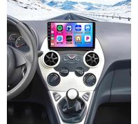 Radio 2 DIN actualizada para Ford Ka (2008-2014), Pantalla táctil 2K de 9", CarPlay inalámbrico, Android Auto, navegación GPS, WiFi, Bluetooth, FM/RDS, SWC, DSP, Incluye cámara y micrófono,
