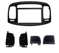 Radio 7 Pulgadas Fascia 2006-2011 para Hyundai Panel Decorativo Kit Tablero Instalación Embellecedora Salida Aire Acondicionado Marco Radio Coche(A Set 4pcs-Frame)