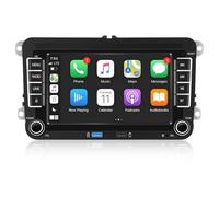 Radio Adecuado para VW Golf R32 5 6, Passat, Skoda, Polo, T5 Tiguan Jetta Mk5. Incorpora una Pantalla IPS de 7 Pulgadas, admite Carplay/Android Auto inalámbricos y es Compatible con Am/FM/RDS/USB/BT