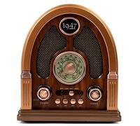 Radio Altavoz Bluetooth Retro de Madera con Radio FM Multibanda