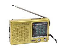 Radio Am/FM Pequeño y Portátil | Radio con Altavoz Potente y Funciona con Pilas | Dispositivo Electrónico Retro con Buena Señal y Sonido Nítido para Exteriores, Viajes, Hogar y Escuela