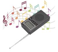 Radio Am/FM Portátil, Radios Compactas de Transistores, Radio a Pilas con Altavoz, Mejor Recepción, Conector para Auriculares,Radio Digital de Bolsillo para Interiores y Exteriores