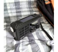 Radio AM/FM POWERplus - Dinamo Y Energía Solar, Banco De Carga Y Linterna