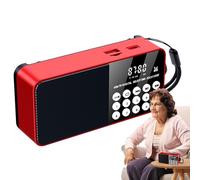 Radio AM FM - Radio Digital AM FM Tiempo Compacto | Linterna de Antorcha Alimentada por Baterías Accesorio de Camping Toma Auriculares Equipo para Senderismo Pesca Deporte Exterior