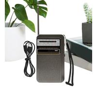 Radio AM FM - Radio Multiband | Lector estéreo multibandista AM/FM con una toma de auriculares de 3.5 mm para actividades de campamento, senderismo, supervivencia y estéreo magnético optimizadas con u