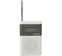 Radio analógica DRP-100W Blanco+Gris