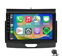 Radio Android 14 Doble DIN Compatible con Ford Ranger 2015-2020 Pantalla táctil de 9 Pulgadas CarPlay inalámbrico Android Auto navegación GPS WiFi micrófono cámara de Respaldo (tamaño: 8 núcleos 3 +