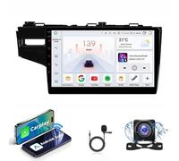 Radio Android 15 Compatible con Honda Fit Jazz 2014-2018 | Navegador GPS | Compatible Auto CarPlay Inalámbrico | Pantalla Táctil HD 1280x720 | 4G & WiFi | Cámara Marcha Atrás Regalo