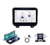 Radio Android 15 Compatible con JEEP WRANGLER 4 2018-2019 | Navegador GPS | Compatible Auto CarPlay Inalámbrico | Pantalla Táctil HD 1280x720 | 4G & WiFi | Cámara Marcha Atrás Regalo