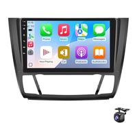 Radio Android 15 para Coche Serie 1 E81 E82 E87 E88 2004-2011 con Carplay Android Auto Pantalla táctil de 9 Pulgadas estéreo 2 DIN GPS WiFi Bluetooth FM/RDS Radio SWC AHD cámara de visión Trasera mi