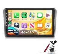 Radio Android 4G para Audi A3/S3/RS3 (2003-2012): Pantalla de 9" integrada, CarPlay, Android Auto, GPS, Bluetooth, FM RDS, SWC, Wi-Fi y cámara, K3 Pro