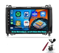 Radio Android para Coche de 9" con Pantalla táctil 2K para B-ENZ W169 W245 B160 B170 B180 B200 Vito Viano W906 Sprinter con CarPlay inalámbrico, Android Auto, 15 4 GB, 64 GB, FM RDS, SWC, K3