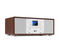 Radio Audizio Avola 60W RMS Bluetooth 5.0 WiFi CD DAB+ FM Blanco Madera