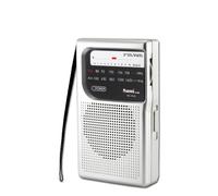Radio bolsillo - am/fm - tamaño mediano - altavoz - auriculares inclu