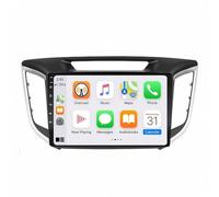 Radio Carplay 2 DIN Soporte Mirror Link para Hyundai Creta IX25 2014-2018 con Carplay/Androidauto/Admite Carga, Bluetooth, GPS Mirror Link - con Control de, 4 Nuclear 1G+16G
