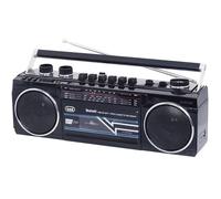 Radio casete Trevi RR 501 BT Bluetooth USB SD Cassette Grabador Negro